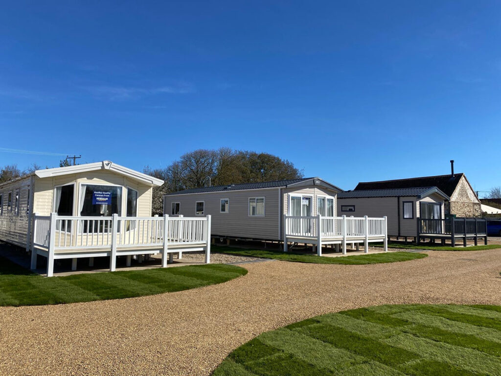Newly developed White Horse Park at Holme-next-the-Sea, Norfolk.