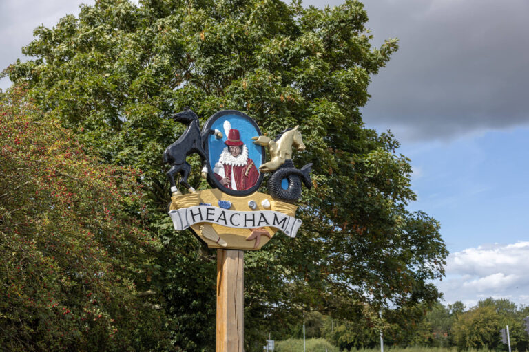 Heacham village sign